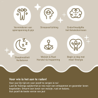 Premium Acupressuur Set Lotus Natural Beige met mat & kussen | YoZenga 